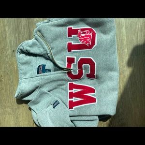 WSU quarter zip